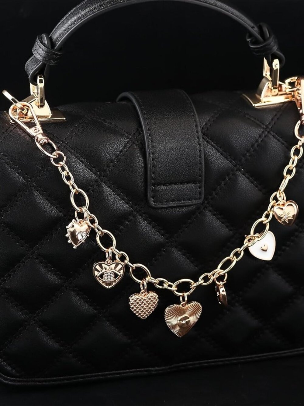 Bag Purse Charm Chain for Handbags - Gold Key Chain Accessories - Cute Keychain - Picture 3 of 6